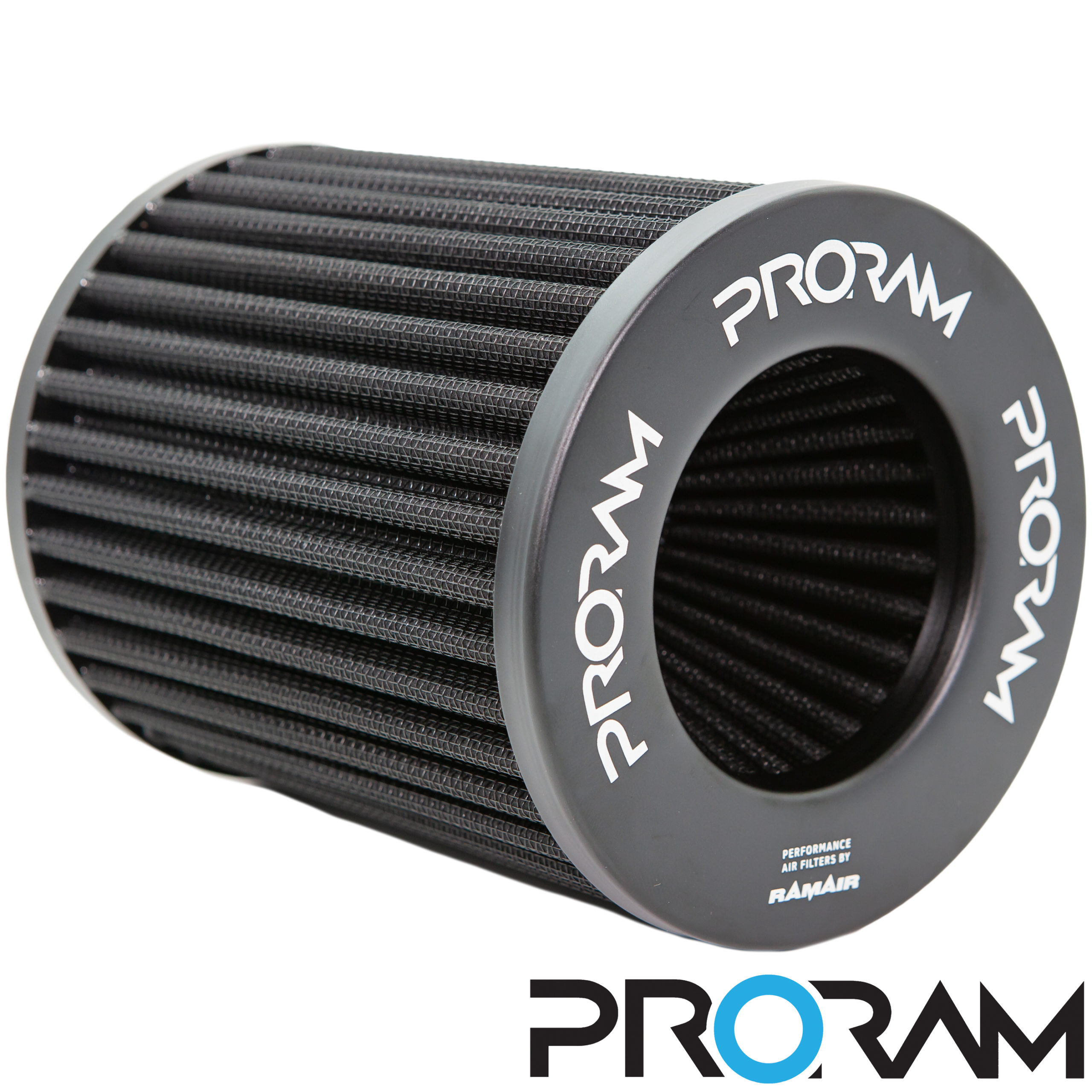 universal 80 mm color negro Ramair Filters JS-108-BK Filtro de aire con cuello de aleación