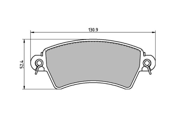 Pastillas de freno delanteras 982 Pro Track (PBS Brake)