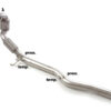 Supresor de GPF con catalizador 200cpsi - VW Golf R MK8 (Ragazzon)