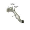 Downpipe con supresor catalizador y DPF - BMW Serie 5 E60 530d (Ragazzon)
