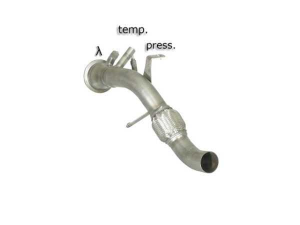 Downpipe con supresor catalizador y DPF - BMW Serie 5 E60 530d (Ragazzon)