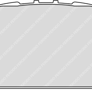 Pastillas de freno delanteras DS2500 FCP1859H - Honda Civic FN 1.8 (Ferodo)